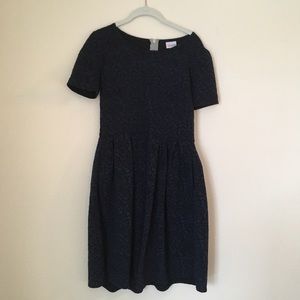 LuLaRoe Amelia Dress Embossed Roses